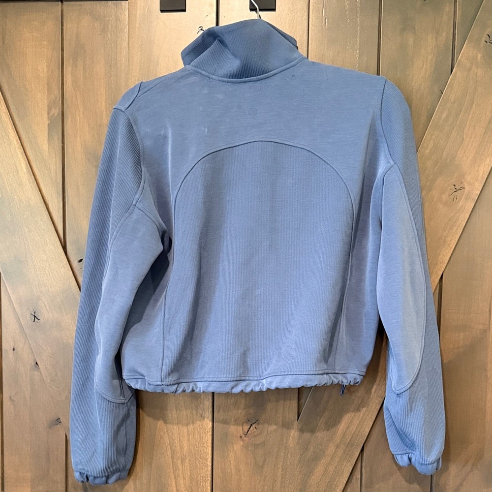Lululemon Brushed Softstream half zip ribbed size 4 - Picture 3 of 5